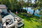 Relax on the Deck, at the Firepit or Swim/Kayak from the Dock